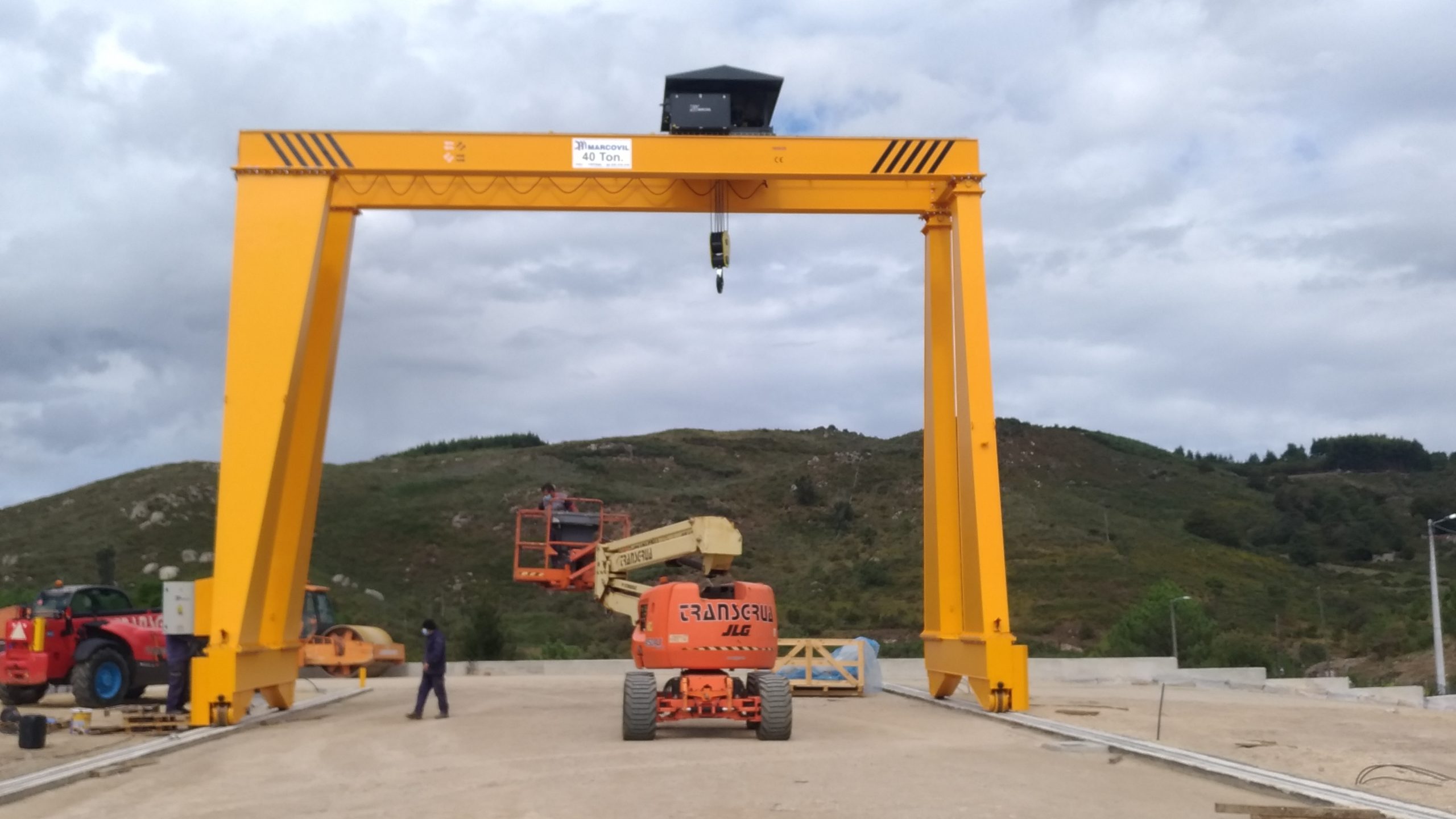 Overhead Gantry Crane 40 Ton. Marcovil